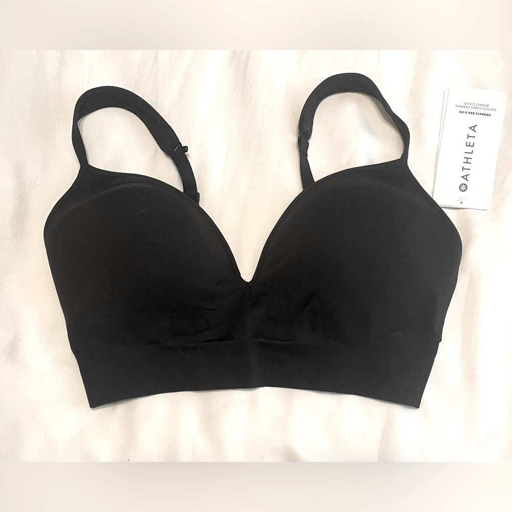 Athleta Embrace Black Bra NWT